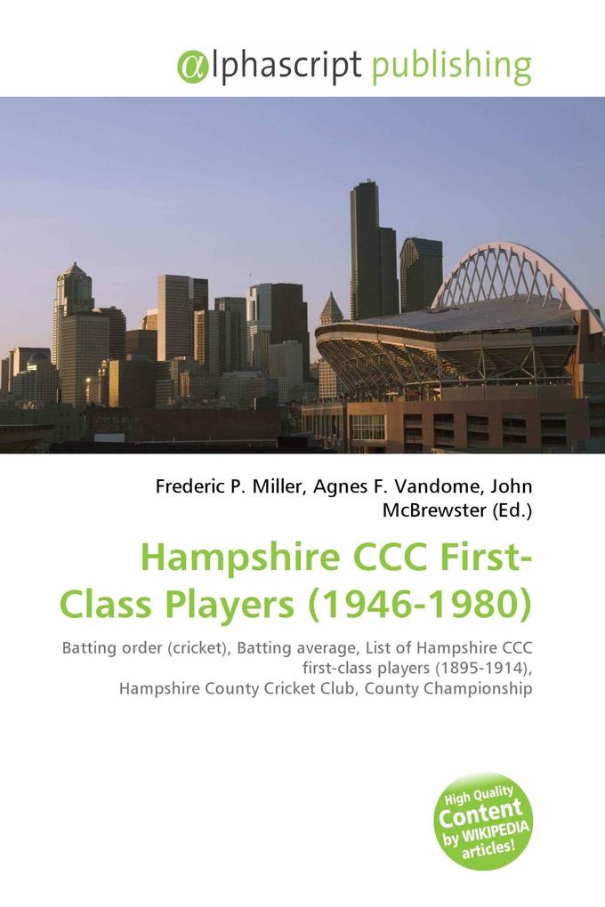 Hampshire CCC First-Class Players (1946-1980)