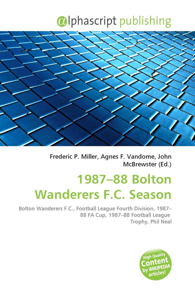 1987-88 Bolton Wanderers F.C. Season