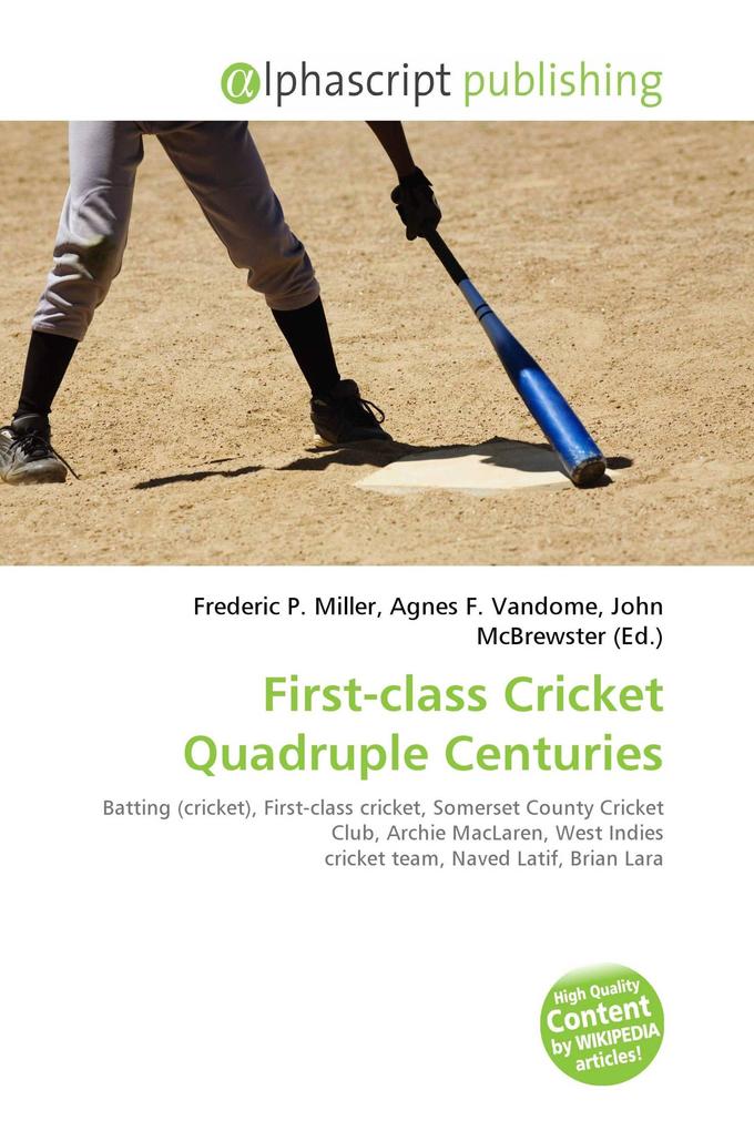 First-class Cricket Quadruple Centuries