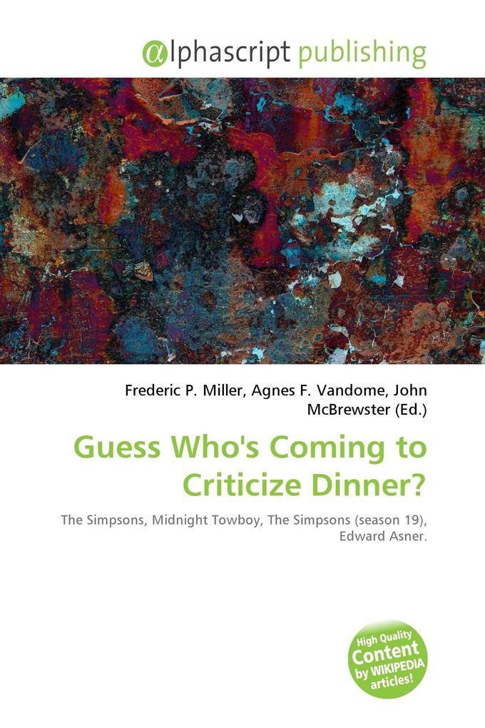Guess Who's Coming to Criticize Dinner?