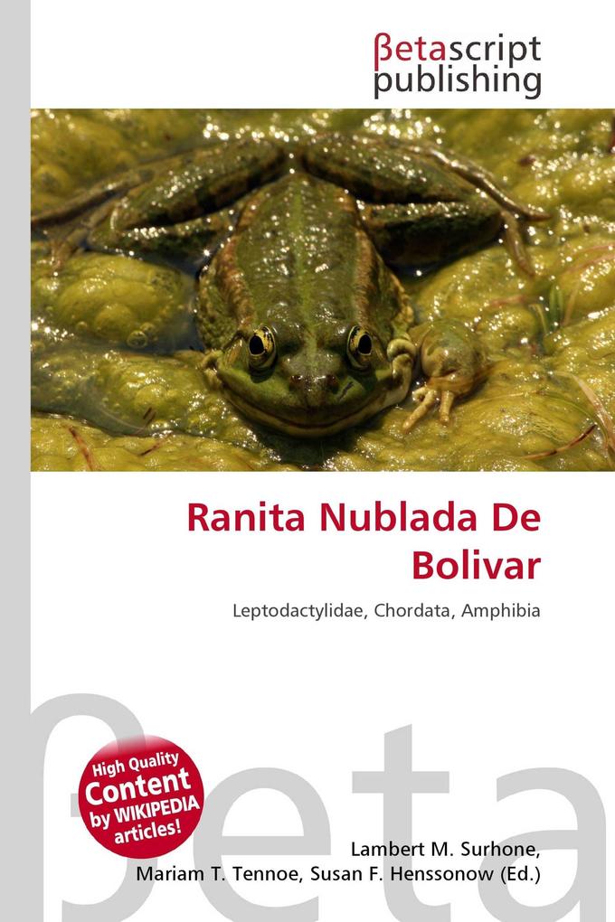 Ranita Nublada De Bolivar