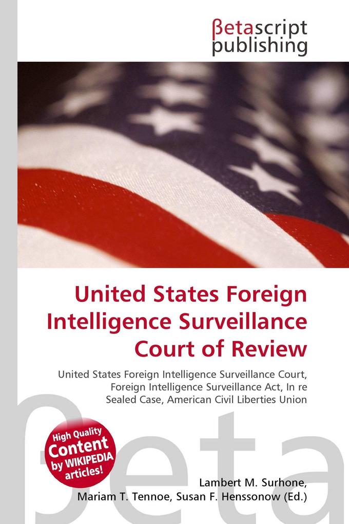 United States Foreign Intelligence Surveillance Court of Review