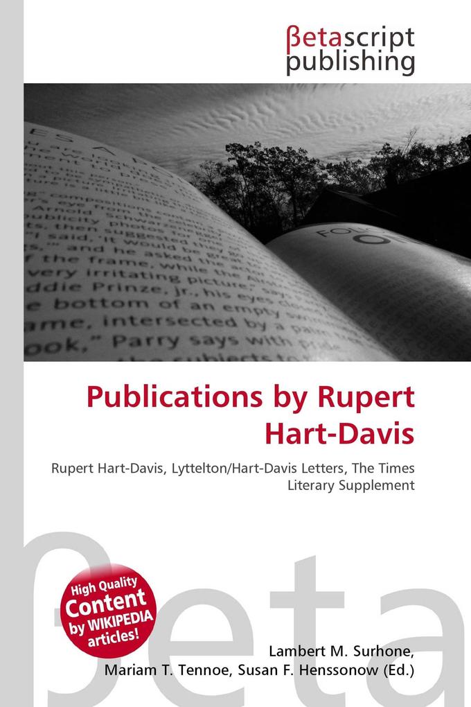 Publications by Rupert Hart-Davis