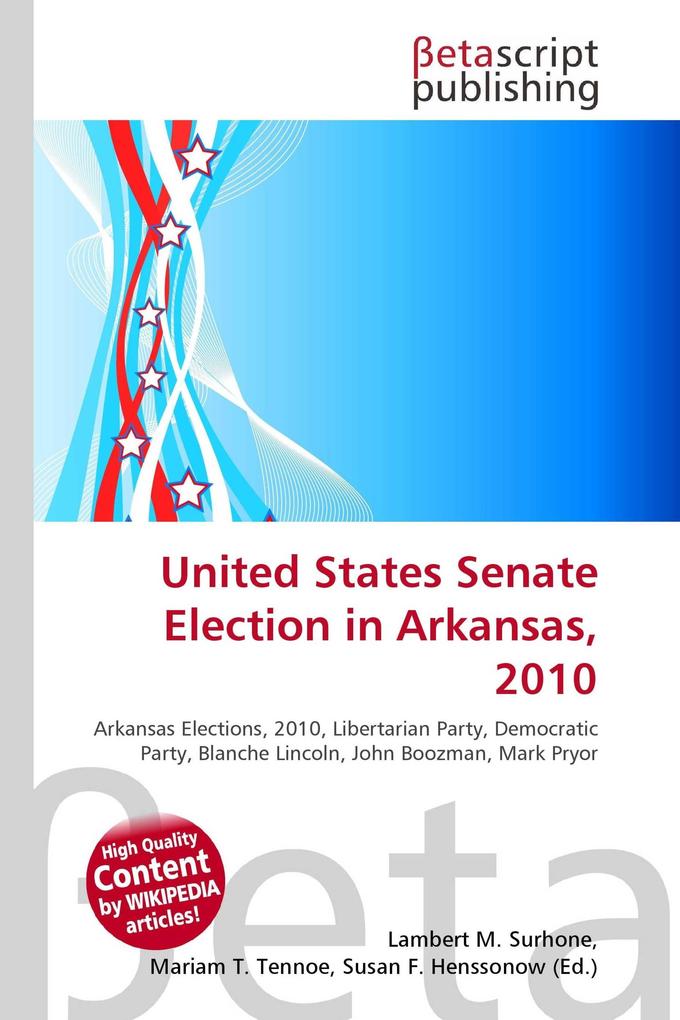 United States Senate Election in Arkansas 2010