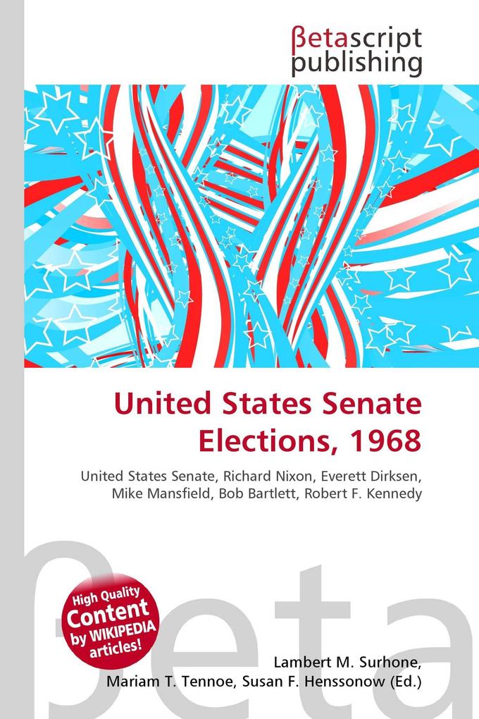 United States Senate Elections 1968