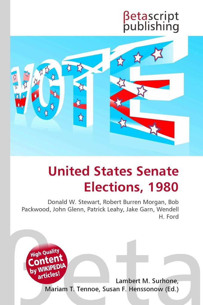 United States Senate Elections 1980