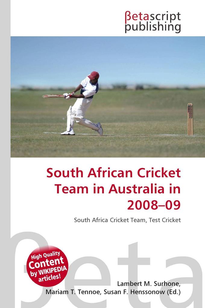 South African Cricket Team in Australia in 2008-09
