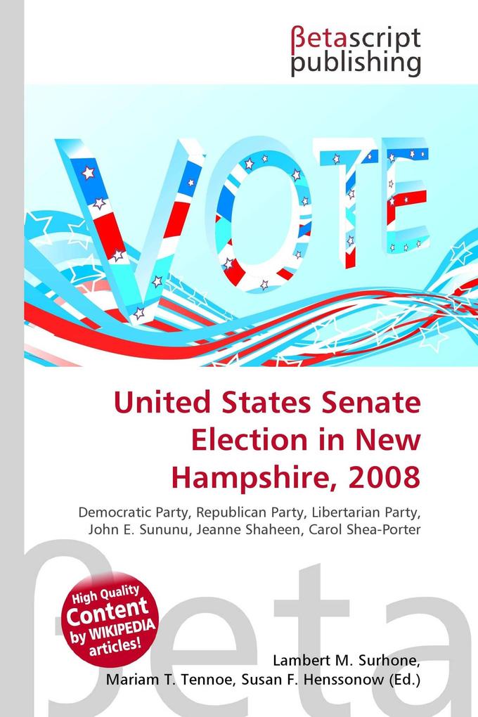 United States Senate Election in New Hampshire 2008