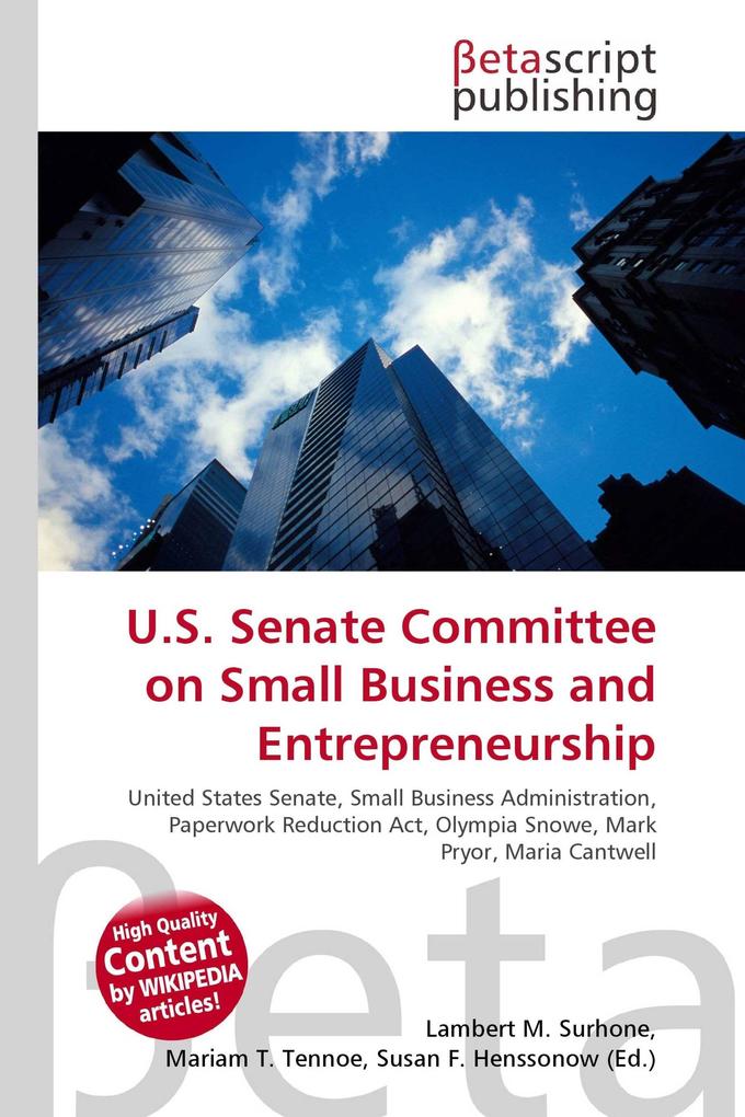 U.S. Senate Committee on Small Business and Entrepreneurship