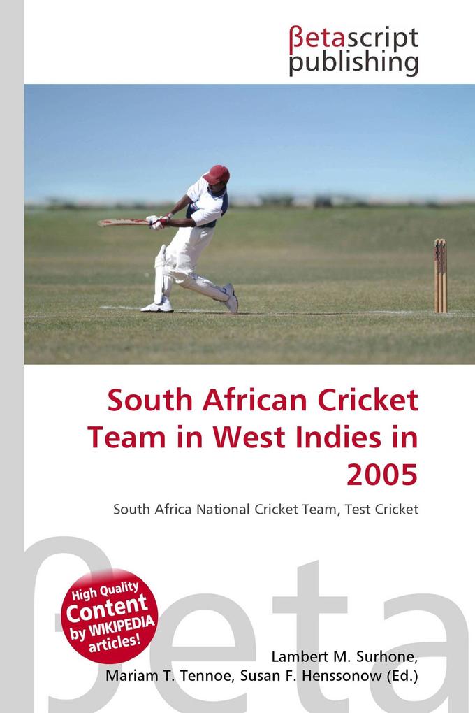 South African Cricket Team in West Indies in 2005