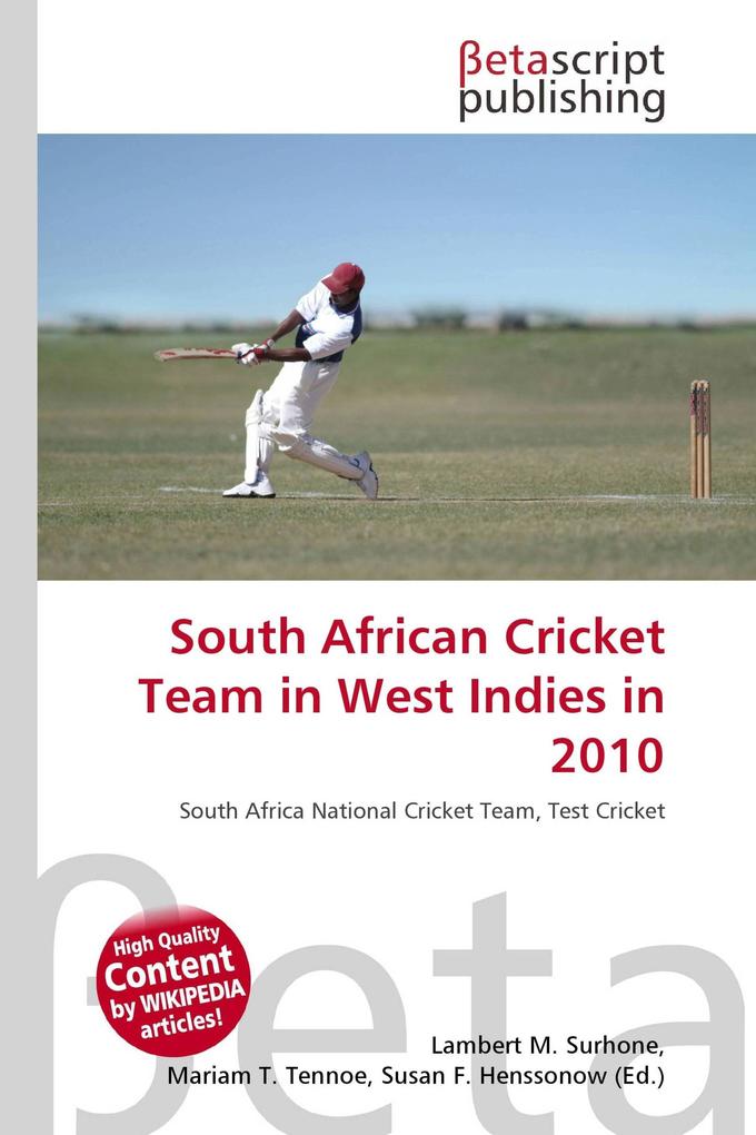 South African Cricket Team in West Indies in 2010