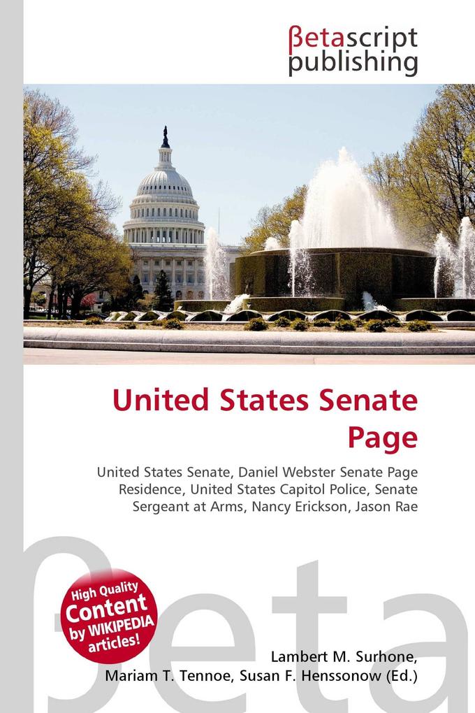 United States Senate Page