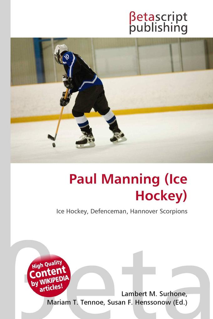 Paul Manning (Ice Hockey)