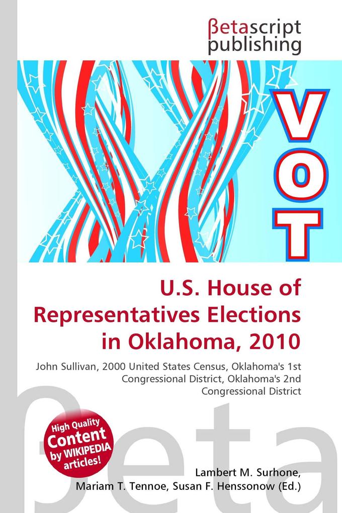 U.S. House of Representatives Elections in Oklahoma 2010