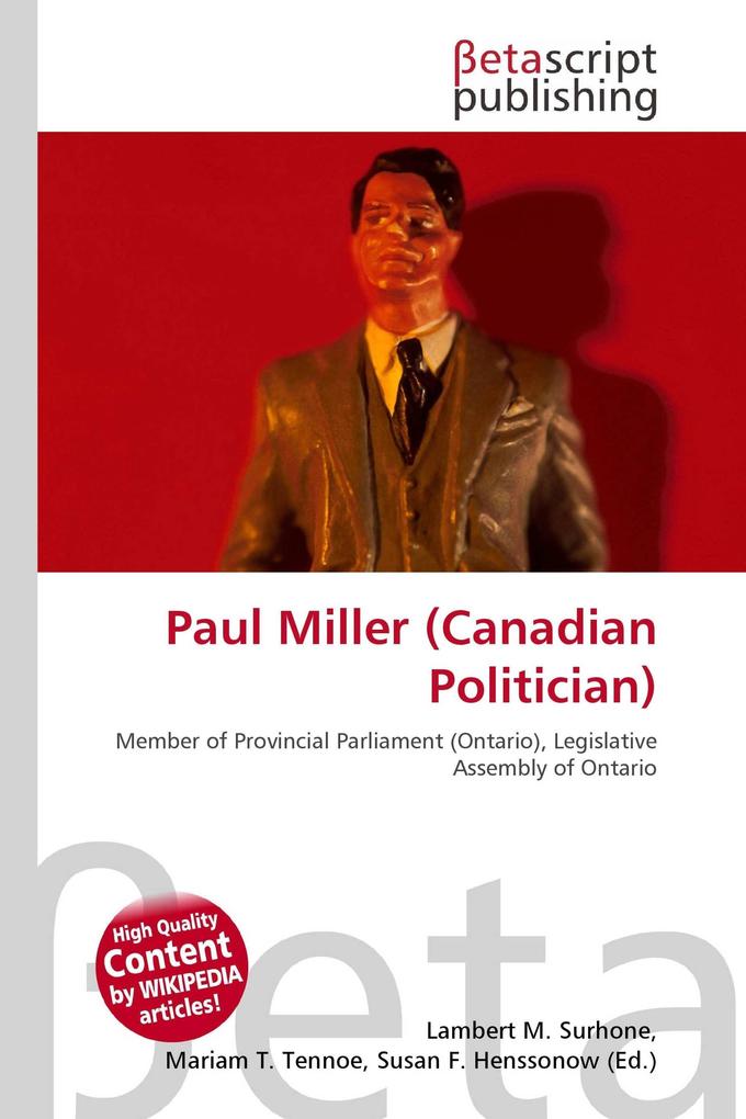 Paul Miller (Canadian Politician)