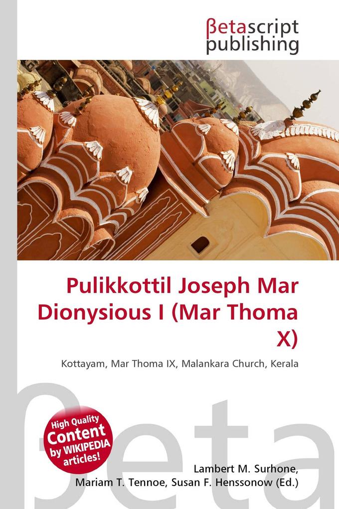 Pulikkottil Joseph Mar Dionysious I (Mar Thoma X)