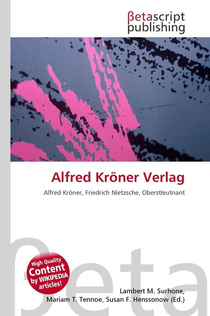 Alfred Kröner Verlag