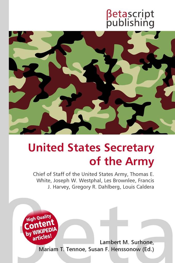 United States Secretary of the Army