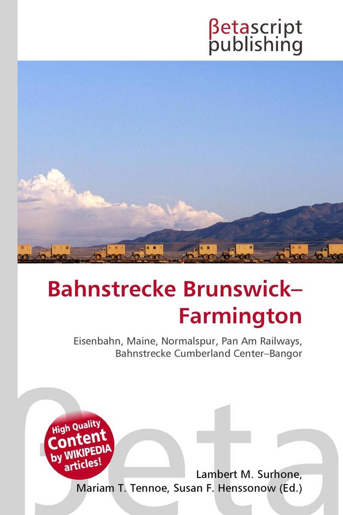 Bahnstrecke Brunswick-Farmington
