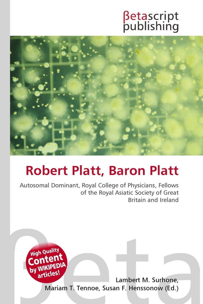 Robert Platt Baron Platt
