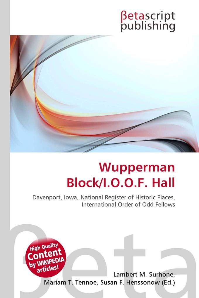 Wupperman Block/I.O.O.F. Hall