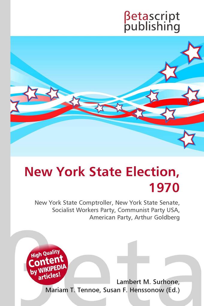 New York State Election 1970