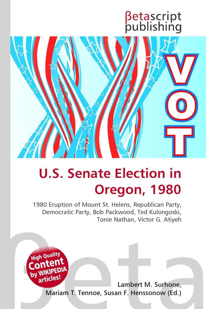 U.S. Senate Election in Oregon 1980