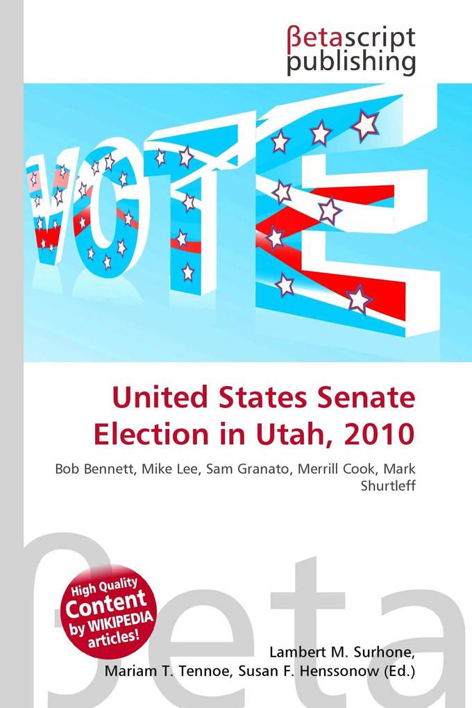 United States Senate Election in Utah 2010