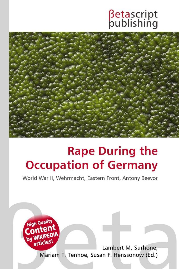 Rape During the Occupation of Germany