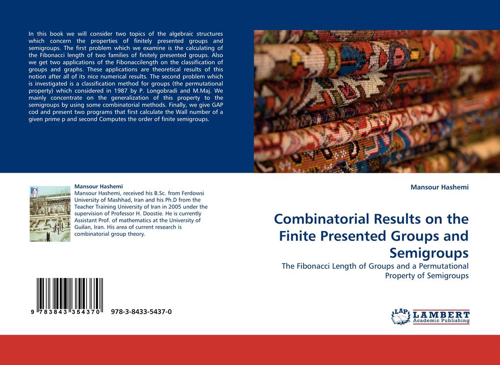 Combinatorial Results on the Finite Presented Groups and Semigroups