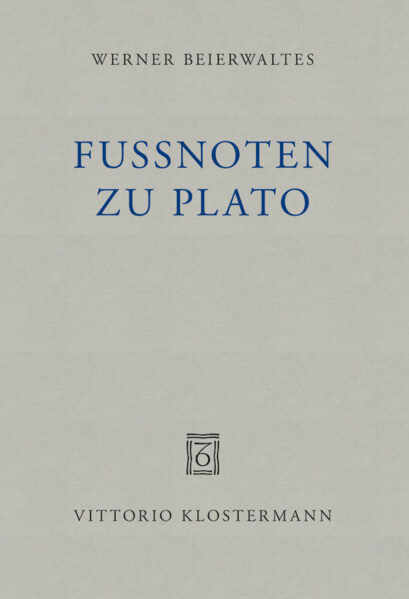 Fußnoten zu Plato - Werner Beierwaltes