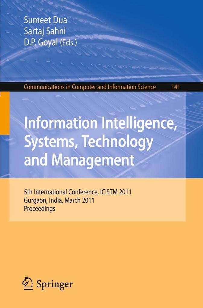 Information Intelligence Systems Technology and Management