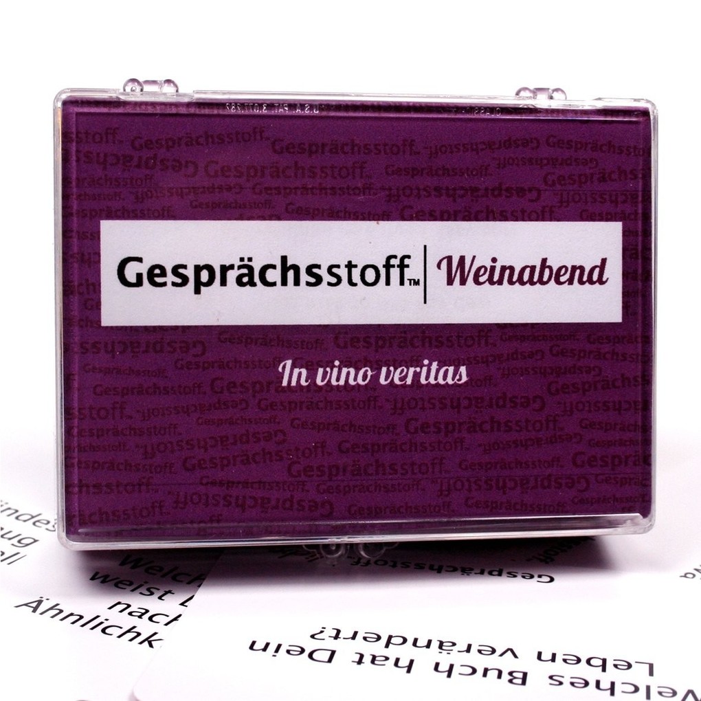 Gesprächsstoff Weinabend (Spiel)