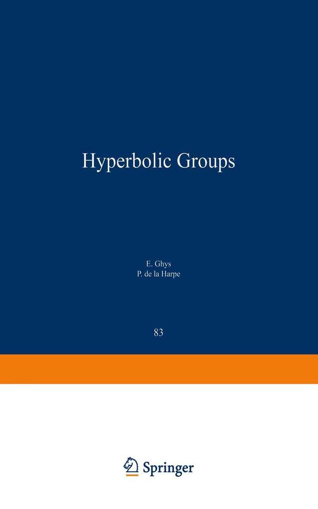 Sur les Groupes Hyperboliques d'après Mikhael Gromov