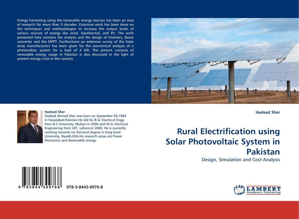 Rural Electrification using Solar Photovoltaic System in Pakistan