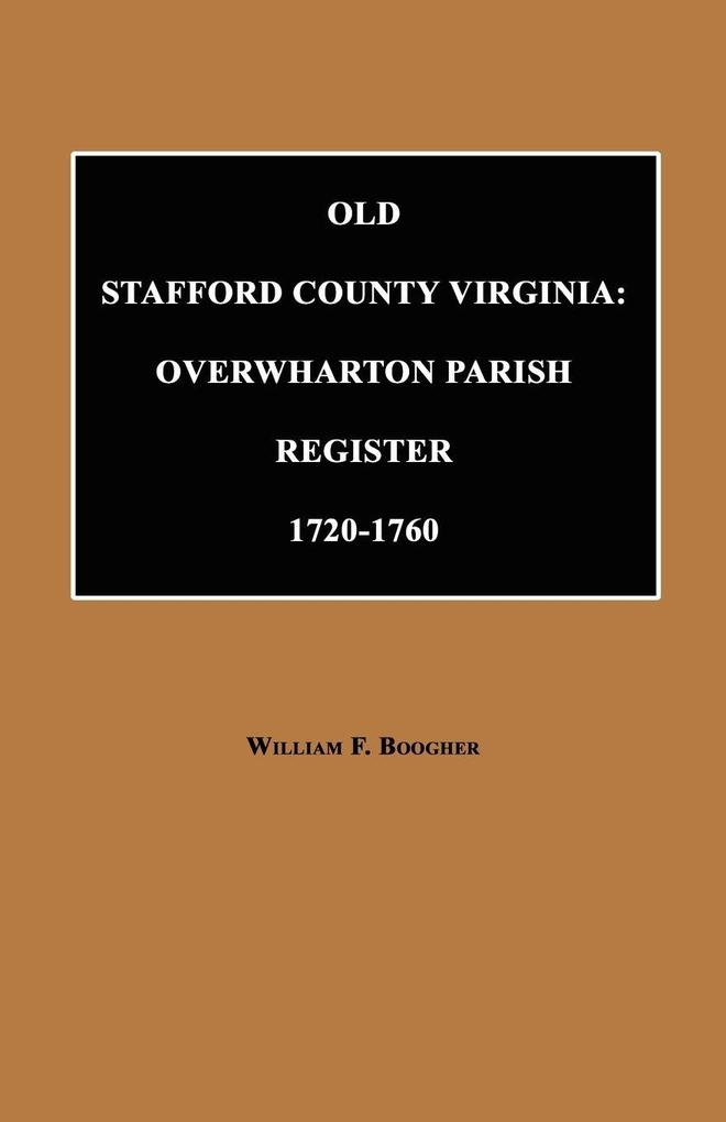 Old Stafford County Virginia