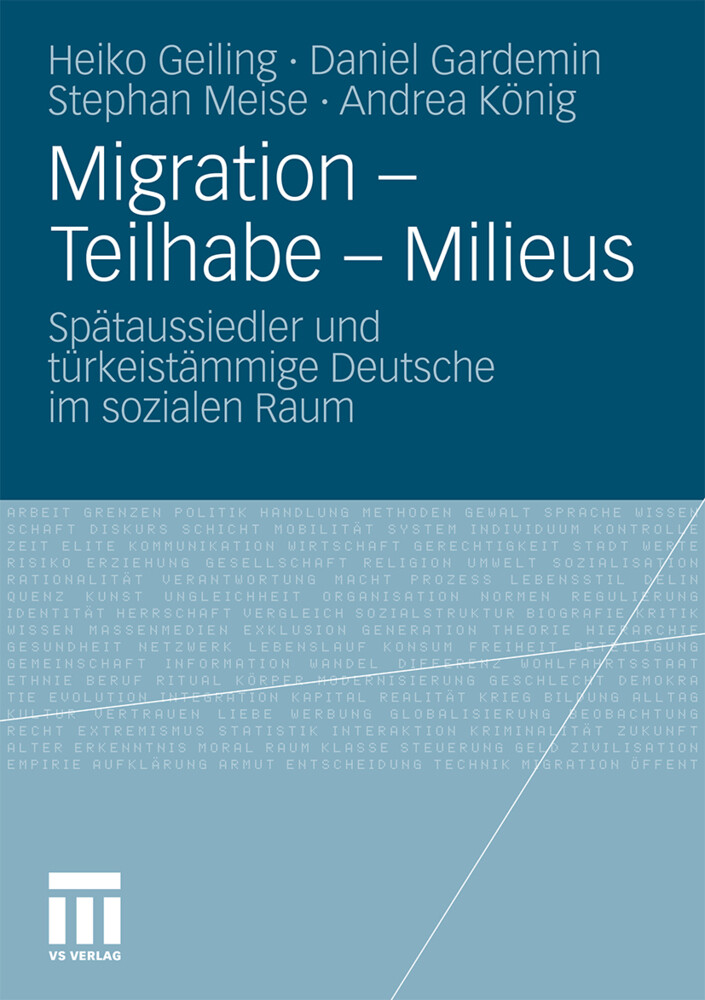Migration - Teilhabe - Milieus - Daniel Gardemin/ Heiko Geiling/ Andrea König/ Stephan Meise