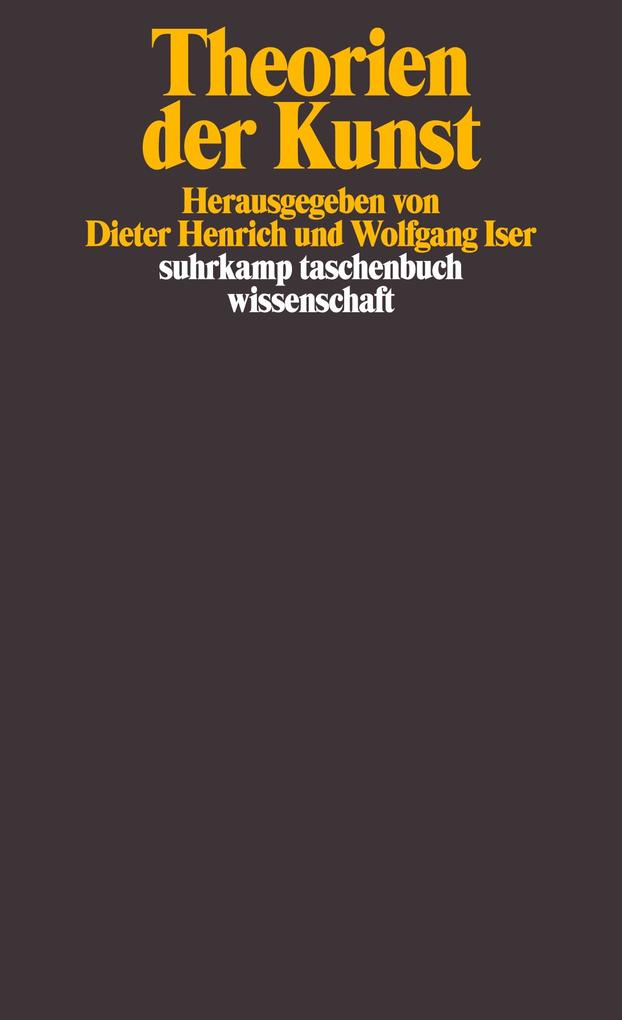 Theorien der Kunst
