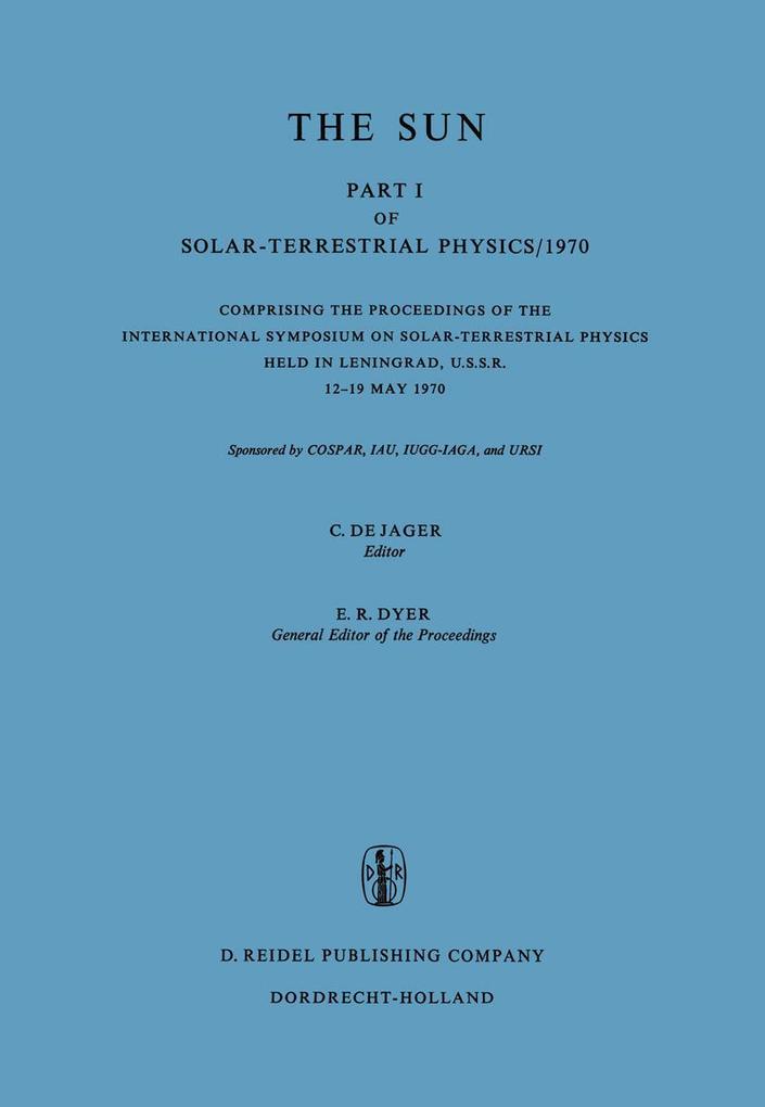 Solar-Terrestrial Physics/1970