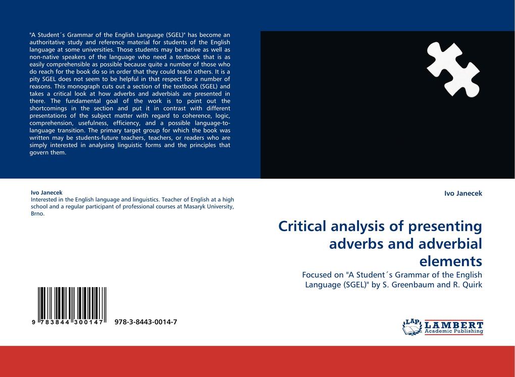 Critical analysis of presenting adverbs and adverbial elements