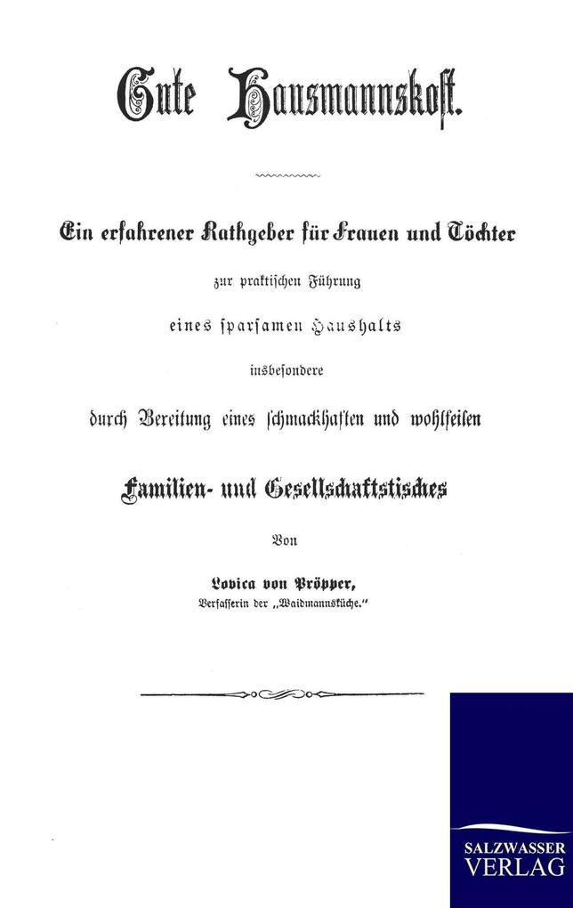 Gute Hausmannskost