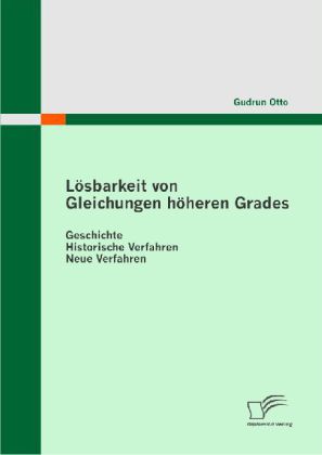 Lösbarkeit von Gleichungen höheren Grades: Geschichte - Historische Verfahren - Neue Verfahren - Gudrun Otto