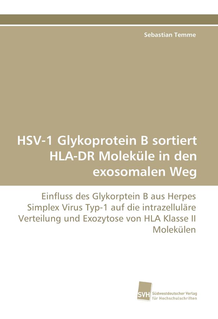 HSV-1 Glykoprotein B sortiert HLA-DR Moleküle in den exosomalen Weg