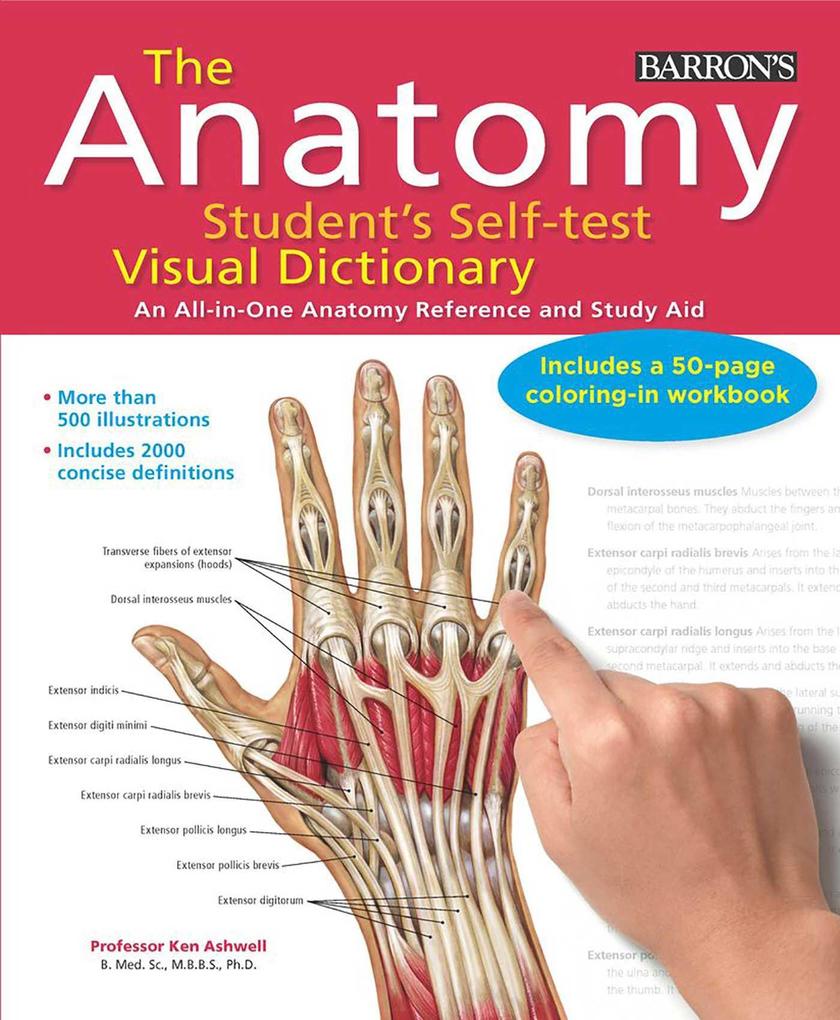 Anatomy Student‘s Self-Test Visual Dictionary: An All-In-One Anatomy Reference and Study Aid
