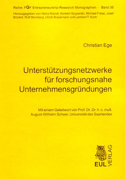 Unterstützungsnetzwerke für forschungsnahe Unternehmensgründungen