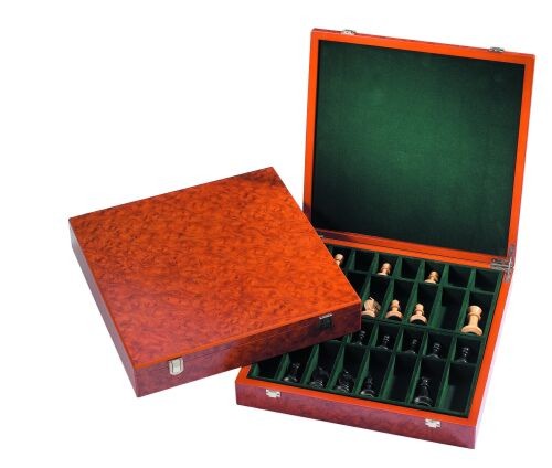 Schachfigurenbox Exklusiv 420x420x75 mm