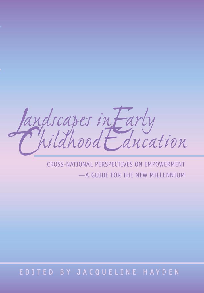 Landscapes in Early Childhood Education