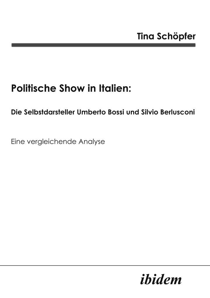 Politische Show in Italien