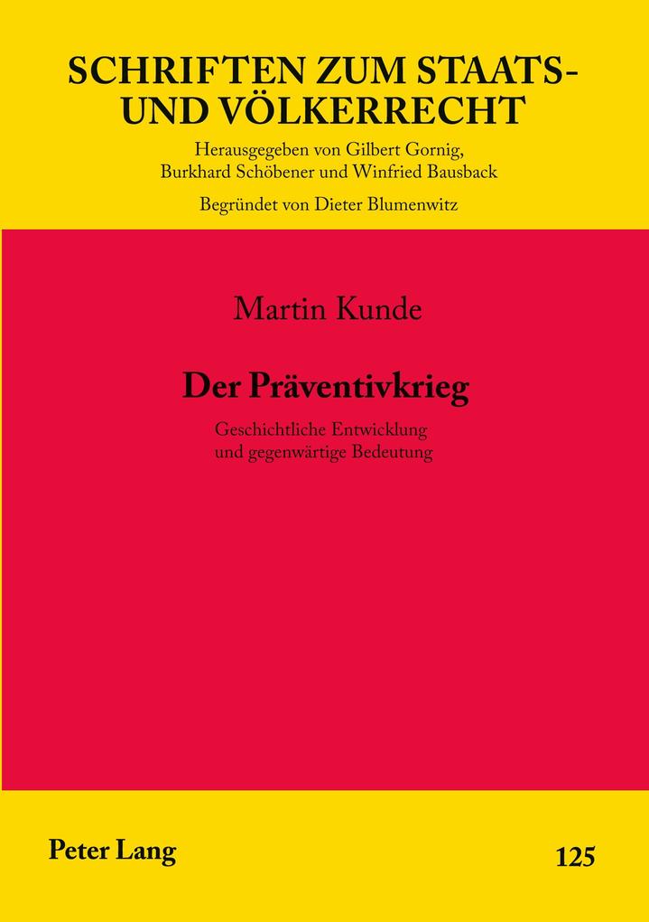 Der Präventivkrieg