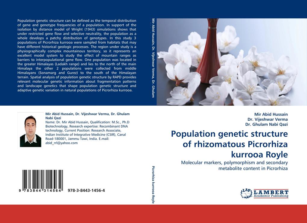 Population genetic structure of rhizomatous Picrorhiza kurrooa Royle
